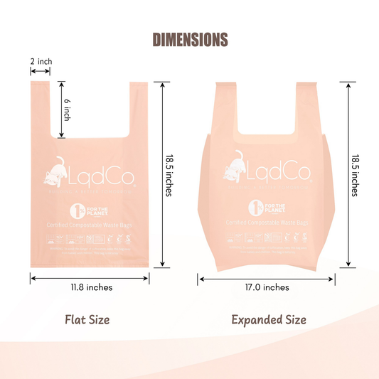100 Cat litter waste bags are thicker and stronger — perfect for heavy waste. The XL size fits even the largest litter boxes, and the built-in handles make tying and carrying mess-free. Plus, the gentle lavender scent helps keep odors at bay