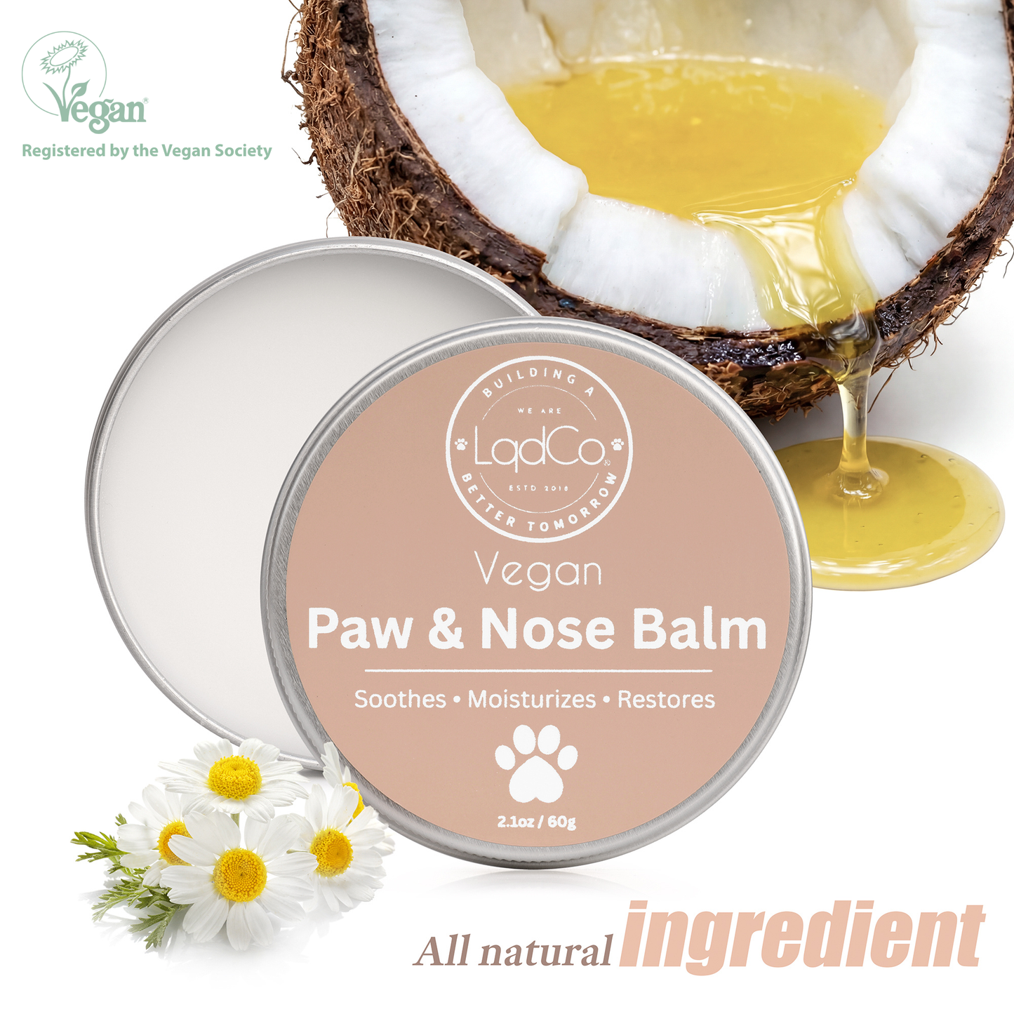All in One Natural Vegan Pet Balm