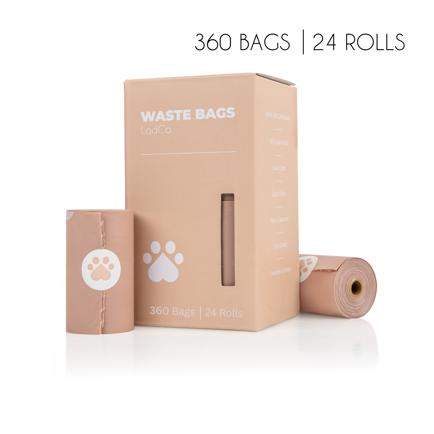 360 Bio-Based Poop Bags