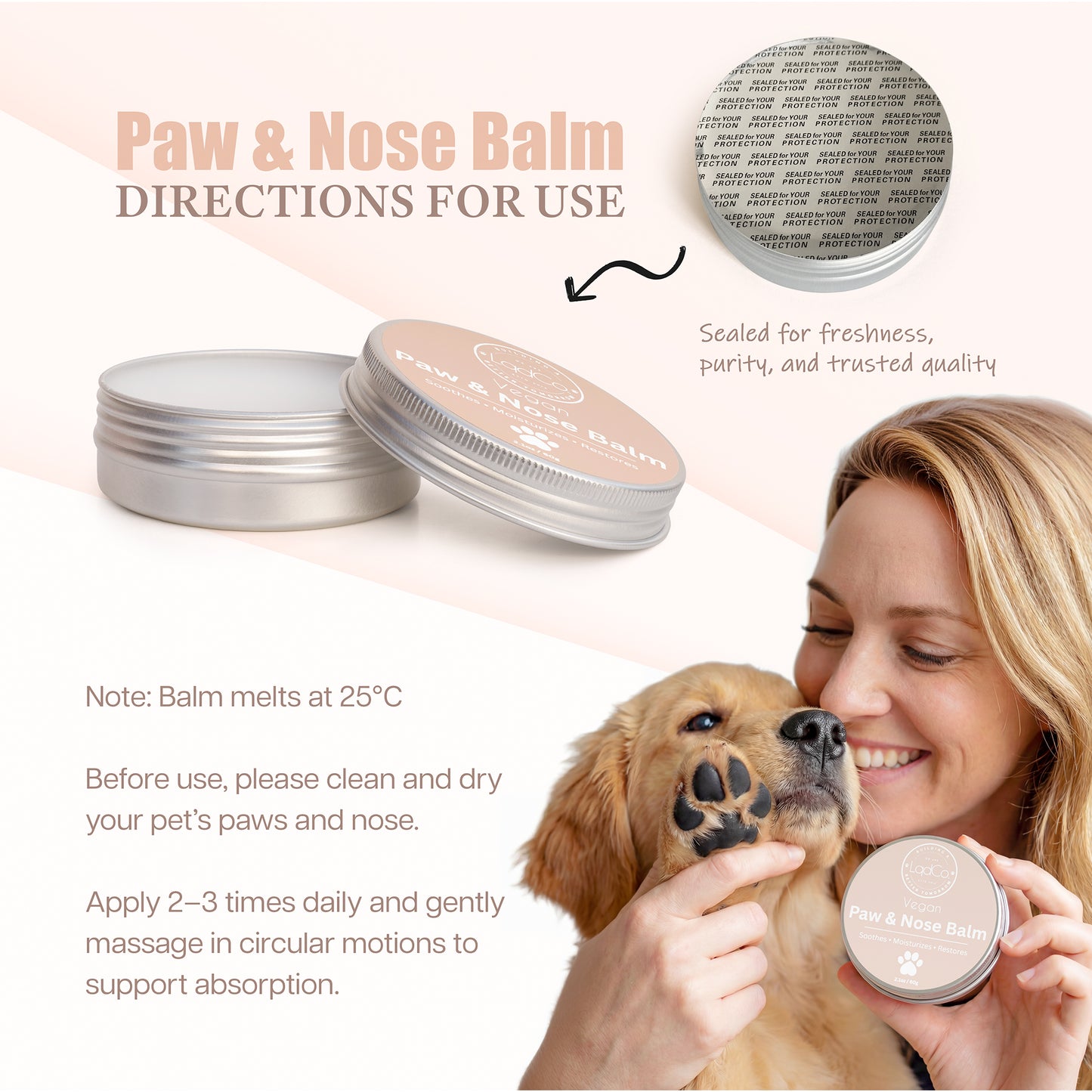 All in One Natural Vegan Pet Balm