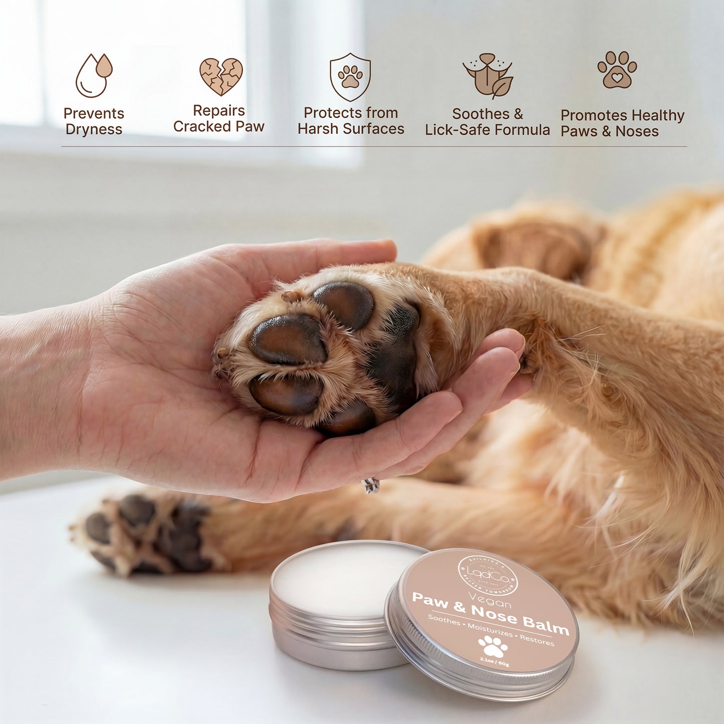 All in One Natural Vegan Pet Balm