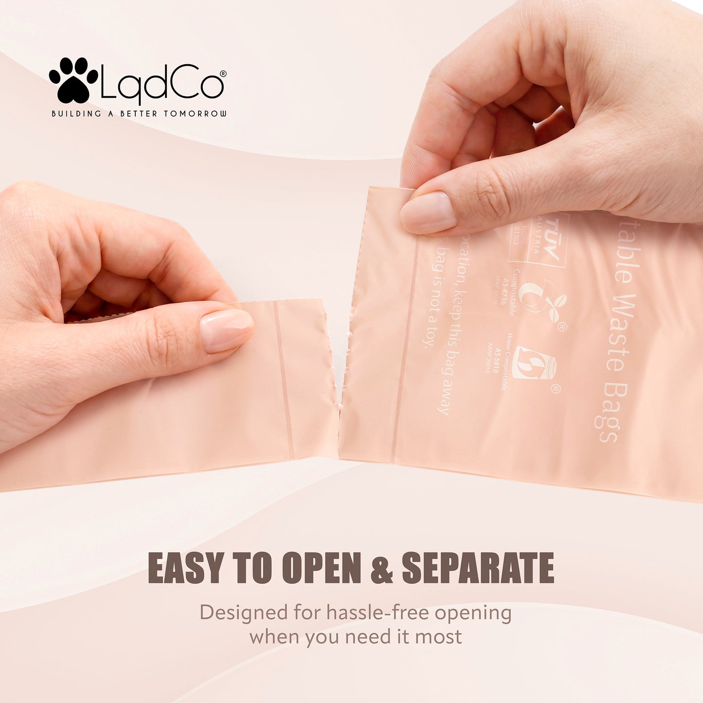 120 Plant-Based OK Home Compostable Poop Bags with Handles – Lavender Scented Extra-Long Pet Waste Bags for Cats & Dogs