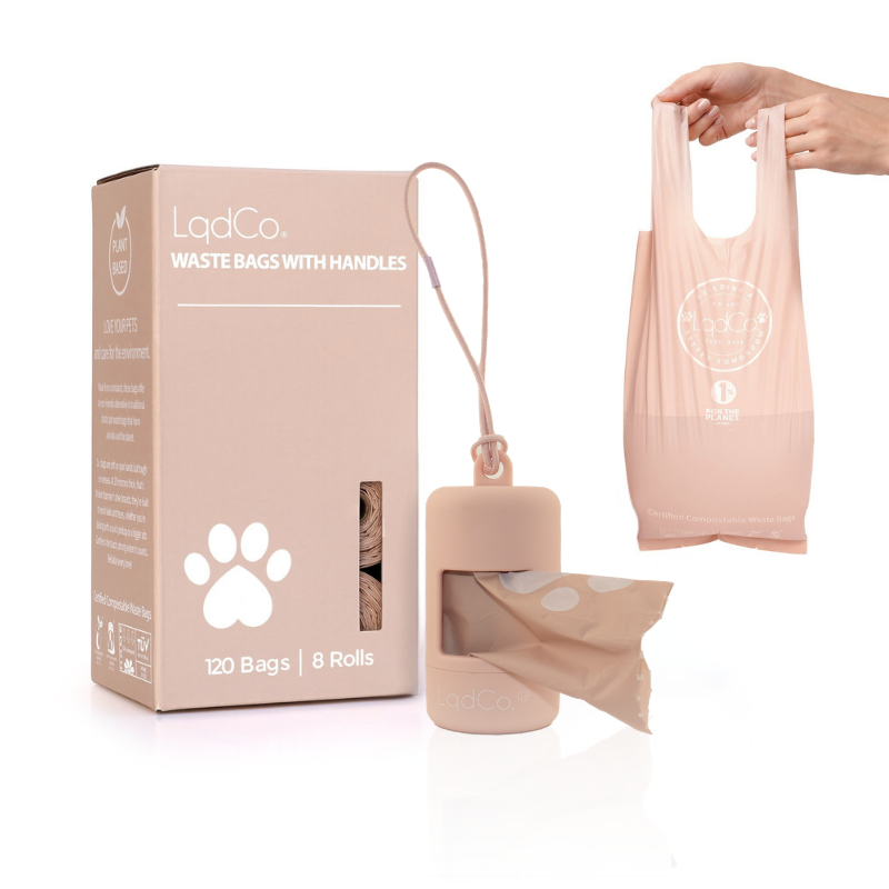 Plant Based Poop Bags with Matching Dispenser